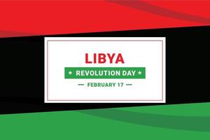 día de la revolución libia vector