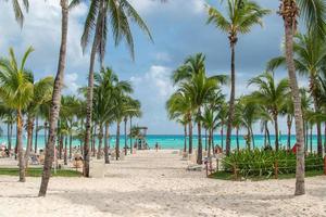 playa del carmen playa en mexico foto