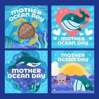 Natural Habitat of Mother Ocean vector