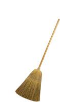 broomstick isolated on white