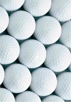 Background of golf ball photo