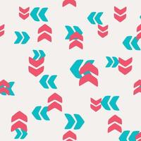 Decorative pattern of arrows and pointers. Vector. Abstract ornament, background. Cartoon cheerful style. A set of scenery. Contour drawing for fabric and wallpaper. vector