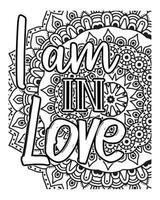 Positive Quotes lettering colorless design. Motivational Quotes coloring page design. coloring page design vector