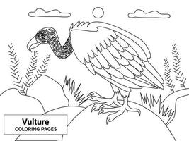 Animal Coloring page design. coloring page design. Animal line art design. vector