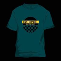 mockup vector t shirt and typography