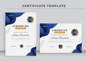 Certificate of Appreciation template, Certificate of achievement, awards diploma vector