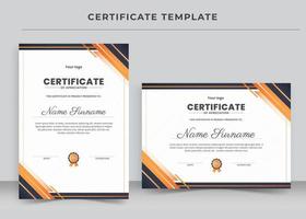 Certificate of Appreciation template, Certificate of achievement, awards diploma vector