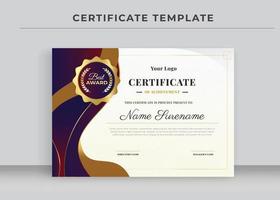 Certificate of Appreciation template, Certificate of achievement, awards diploma vector