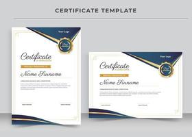 plantilla de certificado de reconocimiento, certificado de logro, diploma de premios
