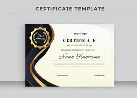 Certificate of Appreciation template, Certificate of achievement, awards diploma vector