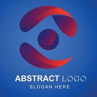 logo gradient minimalis for brand and bussines company vector