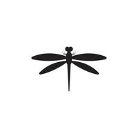 Dragonfly illustration icon design template vector