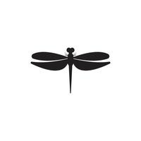 Dragonfly illustration icon design template vector