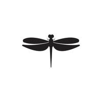 Dragonfly illustration icon design template vector