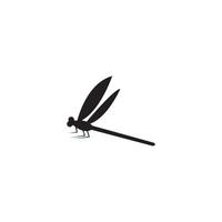 Dragonfly illustration icon design template vector