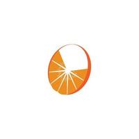 Orange logo design Vector icon illustration design