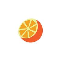 Orange logo design Vector icon illustration design