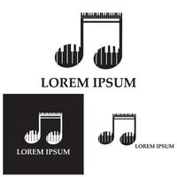 Piano icon vector ilustration template