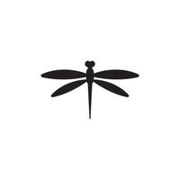 Dragonfly illustration icon design template vector