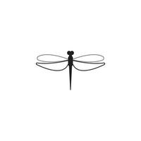 Dragonfly illustration icon design template vector