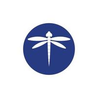 Dragonfly illustration icon design template vector