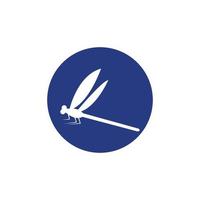 Dragonfly illustration icon design template vector