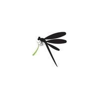 Dragonfly illustration icon design template vector