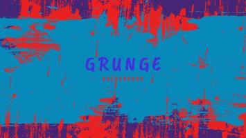 Abstract Colorful Grunge Frame Texture Wall Background Design vector
