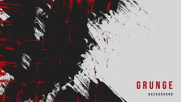 Abstract Black Red Scratch Frame Grunge Drawing Texture In White Background vector