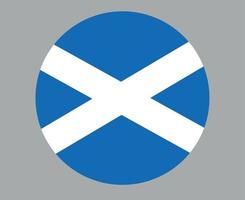 escocia bandera nacional europa emblema icono vector ilustración diseño abstracto elemento