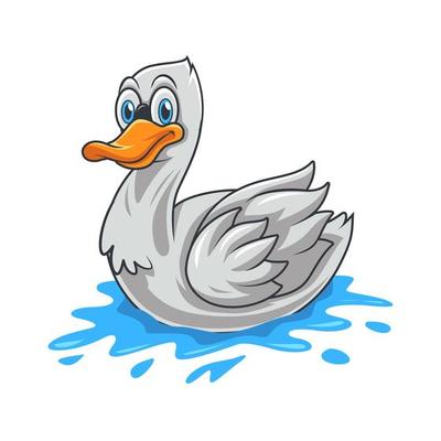 Ugly Duck Stock Clipart, Royalty-Free