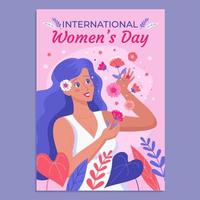 Greeting of International Womens Day Poster
