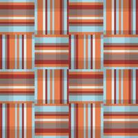 Artistic checkred tartan tile textile. Abstract geometric seamless pattern. Square stripe ornament vector