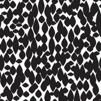 Abstract irregular stripe line seamless pattern. Black and white stripped texture. Ornamental blot background vector