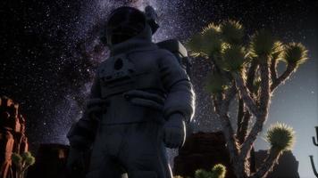 Astronaut and Star Milky Way Formation in Death Valley photo