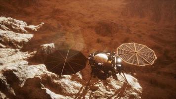 Insight Mars exploring the surface of red planet photo
