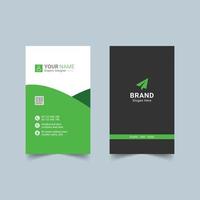 Modern business card template design Free Vector