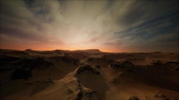 tormenta del desierto en el desierto de arena foto