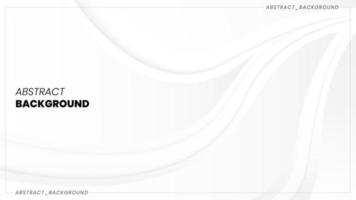 Abstract and minimalist white background with elegant wavy style