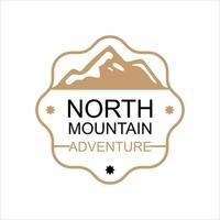 business logo about mountain landscape vector