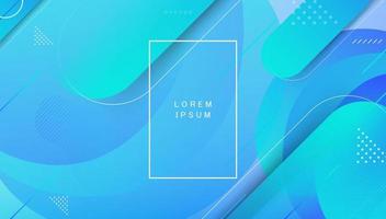 Colorful landing page abstract geometric shape and dynamic background on gradient colour. vector