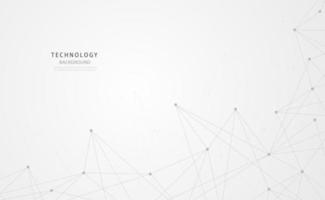 Modern abstract network science connection technology internet and graphic design. on hi tech future gray background network. for template,web design wallpaper,poster,presentation.Vector illustration vector