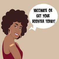 vaccination and vaccine booster campaign vector