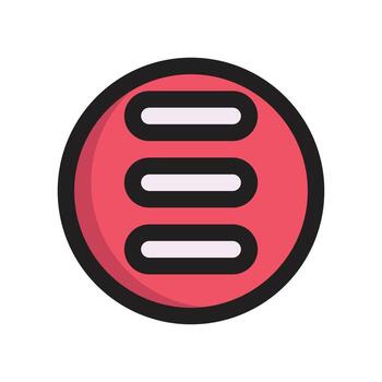 Menu - Basic UI Icon Set vector