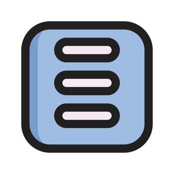 Menu - Basic UI Icon Set vector