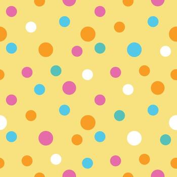 Dots seamless repeat pattern Print vector
