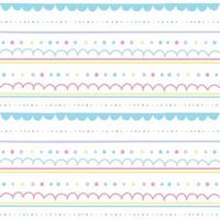 Pastel Abstract seamless pattern print vector