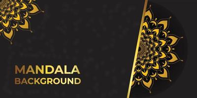 Luxury Ornamental Golden Mandala Islamic Background vector