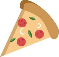 ilustración, vector, gráfico, pizza vector