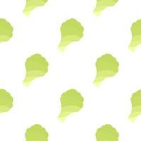 seamless pattern of mustard greens vector